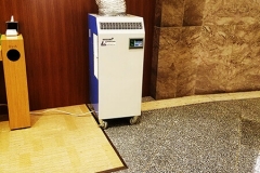 Portable AC Unit in a retail office setting