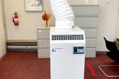 Temporary Air Conditioner used in an office location