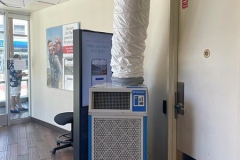 Temporary Air Conditioner in use in a retail location