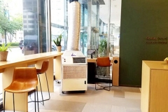 Portable Air Conditioner in use in a retail location