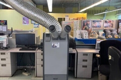 temporary  air conditioning in an office