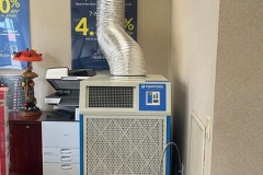 temp  air conditioning in an office location