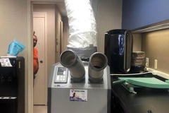 temporary  air conditioning in an office location