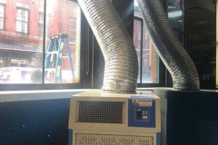 temp AC with exhaust