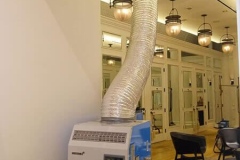 temporary Air Conditioning in a clothing store in NYC