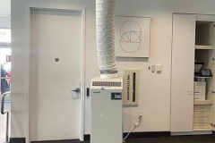 Portable AC used in an office