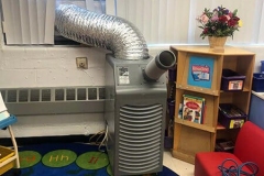 temporary cooling in a schoole