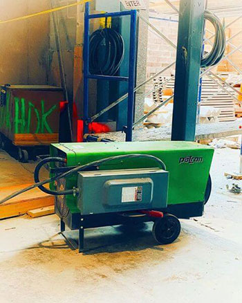 Construction Site Heater - temporary heating for construction sites