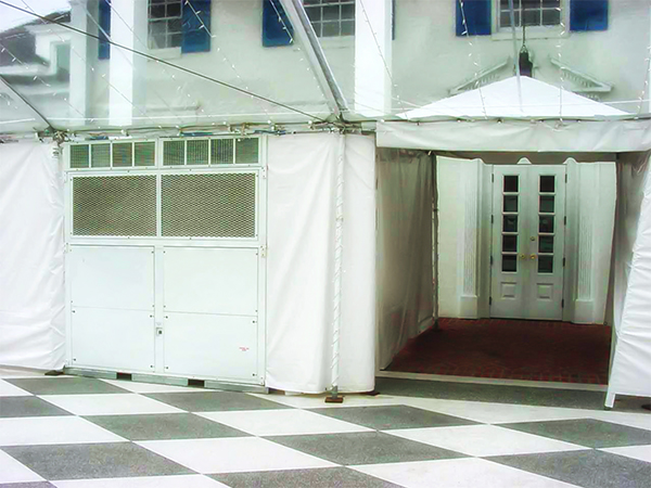 Event planning climate control - Outdoor tent heaters