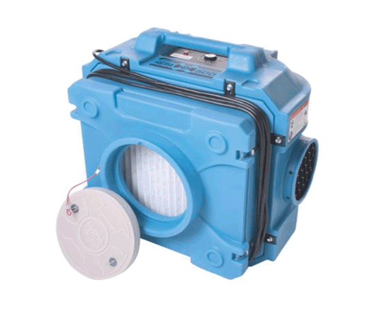 HEPA Air Filtration Equipment in blue
