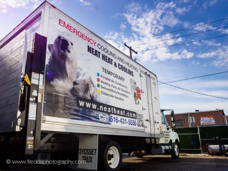 Neat Heat & Cooling Delivery truck