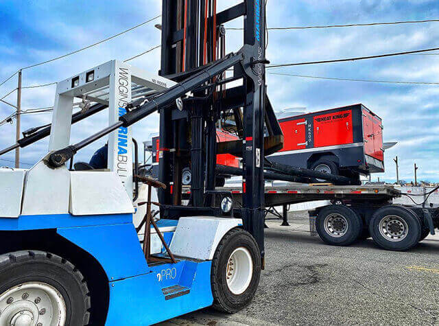 Ground thawing Equipment part of Neat Heat'sFleet of Heating Equipment