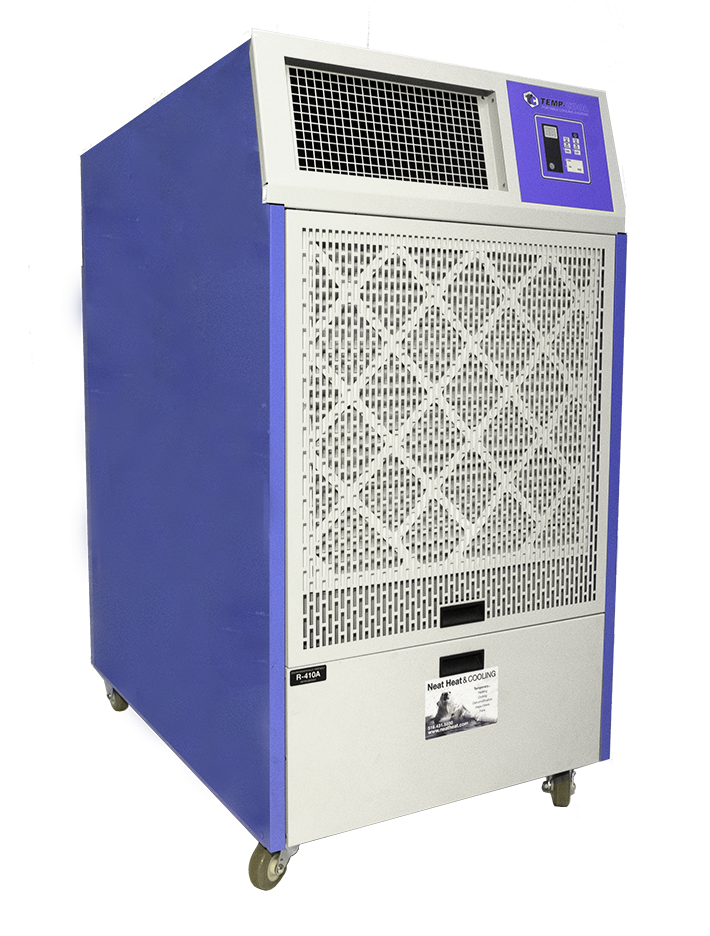 Air Conditioner rental from Neat Heat & Cooling, Image of portable air conditioner