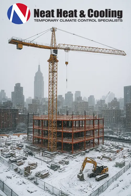 Construction site heating in NYC 2025